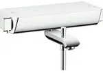 Hansgrohe Ecostat Thermostat Select Wanne Aufputz Weiss / Chrom - Silber/Wei&szlig;