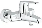GROHE Eurodisc, Badewanne & Dusche, Hebelgriffe, Metall, Chrom - Silber