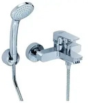Ideal Standard Badearmatur CERAPLAN III AP, mit Brause-Set chrom