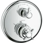 hansgrohe HG Thermostat AXOR MONTREUX UP m Ab- u Umstellventil chr - Silber