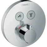 Hansgrohe Thermostat Unterputz ShowerSelect S Fertigset 2 Verbraucher Chrom - Silber