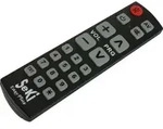 Seki Easy Plus Senioren-Fernbedienung f&uuml;r TV und Radio silber/schwarz - Schwarz