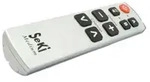 SEKI Medium Programmierbare Universalfernbedienung, 2 steuerbare Ger&auml;te - Wei&szlig;