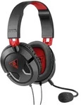 Turtle Beach Recon 50 Schwarz Over-Ear Stereo Gaming-Headset - Schwarz/Rot