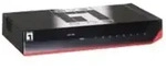 8P LevelOne GSW-0807 - Schwarz/Rot