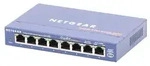 NETGEAR GS108GE, Unmanaged, Gigabit Ethernet (10/100/1000), Vollduplex - Blau