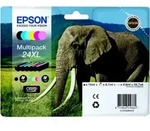 Epson 24XL Multipack Easy Mail Packaging - 6er-Pack - 55.7 ml - XL - Schwarz, Gelb,