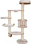 Kerbl Wandkratzbaum Dolomit XL, Katzenkratzbaum, Wand-montiert, Beige, Wei&szlig;, Holz,