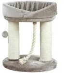 TRIXIE Kratzbaum Marcela, Katzenkratzbaum, Freistehend, Grau, Pl&uuml;sch, Sisal, 11 cm -