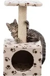 TRIXIE Kratzbaum Zamora - beige mit Pfoten - 60 cm - Beige