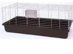 XXL Meerschweinchenk&auml;fig Hasenk&auml;fig Nagerk&auml;fig 1,20m - Schwarz