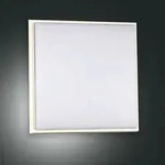 Desdy Quadratische LED-Deckenleuchte 23W 2700lm 3000K Warmwei&szlig; Metall- und wei&szlig;er