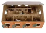 Van Manen Pferdestall mit 7 Boxen 72,5x60x37,5 cm passend f&uuml;r Schleich & Bully