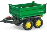 rolly toys Mega Trailer Dreiseitenkipper, gr&uuml;n, Ma&szlig;e: 88x45x47 cm; 12 200 4 -