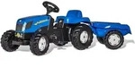 rolly toys Kid NH T 7040 Trettraktor mit Anh&auml;nger, Ma&szlig;e: 134x47x52 cm; 01 307...