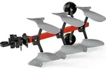 rolly toys Pflug, Ma&szlig;e: 69x35x35 cm; 12 386 5 - Schwarz/Grau/Rot