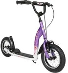 BIKESTAR Tretroller Kinderroller ab 6 - 7 Jahre | 12 Zoll Sport Edition | Lila &