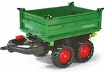rolly toys Mega Trailer Dreiseitenkipper gr&uuml;n/rot, Ma&szlig;e: 88x45x47 cm; 12 220 2 -
