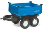 rolly toys Mega Trailer Dreiseitenkipper blau, Ma&szlig;e: 88x45x47 cm; 12 110 6 -