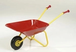 rolly toys Metallschubkarre, rot, Ma&szlig;e: 80x38x41 cm; 27 080 4 - Rot/Gelb
