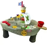 Little Tikes Spieltisch Wasserschiff - Beige/Braun