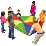 Eduplay Fallschirm Kinderspiel 300 cm mehrfarbig Spielspa&szlig;