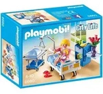 PLAYMOBIL 6660 - Krankenzimmer mit Babybett - Gelb
