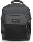 EASTPAK Schulrucksack Rucksack mit Laptopfach Ultimate 42L Black Denim grau braun -