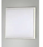 Desdy 30W Quadratische LED-Deckenleuchte 3000K IP54 aus Metall & Polycarbonat wei&szlig; -