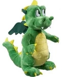 Heunec DRACHEN stehend gr&uuml;n Gr&ouml;&szlig;e 30 cm - Gr&uuml;n
