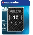 Verbatim Portables Festplattenlaufwerk Store 'n' Go USB 3.0, 1 TB, Schwarz, 1 TB, 3.2