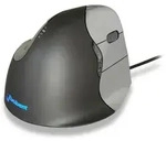 Evoluent VerticalMouse 4 Maus rechts USB Typ-A Laser - Schwarz/Grau/Silber