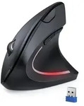 TECKNET Wireless Vertikale Ergonomische Maus, 4800 DPI 6 Tasten Kabellose Optische