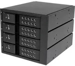 StarTech.com 4-fach 3,5 tr&auml;gerloser SATA Festplatten Aluminium