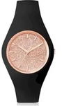 ICE Watch ICE Glitter Armbanduhr Wasserdicht Farbe:Black Rose-Gold, Gr&ouml;&szlig;e:Uni -