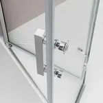 Duschkabine Eckeinstieg Faltt&uuml;r Nano Echtglas EX213 - 100 x 100 x 195 cm -