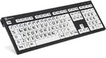 LogicKeyboard XL-Print Black on White DE (PC/Nero) - Schwarz/Wei&szlig;