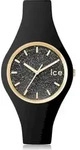 Ice-Watch ICE GLITTER Black Small Uhr Damenuhr Kautschuk schwarz - Schwarz