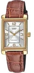 Damen Uhr Casio LTP-1234PGL-7A - Silber/Braun/Gold