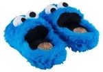 Sesamstra&szlig;e Hausschuhe - Kr&uuml;melmonster 3D Pl&uuml;sch Slipper Pantoffeln Cookie...