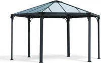 Palram - Canopia 702563, Palram - Canopia Aluminium Pavillon Monaco 6-eckig Anthrazit