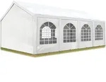 TOOLPORT Hochwertiges Partyzelt 4x8 m Pavillon Zelt PE Plane 450 N Gartenzelt