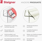 STEIGNER Duscht&uuml;rdichtung gebogen UK13 40 cm (1 Stk.) Transparent -...