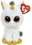 TY Glubschis - Pegasus Einhorn, wei&szlig;/gold - Beanie Boos - 15 cm - Gold/Wei&szlig;