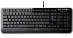 HP USB-Tastatur f&uuml;r PC, Volle Gr&ouml;&szlig;e (100%), Kabelgebunden, USB, Schwarz - Schwarz