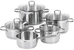 Silit Toskana Topfset 5-teilig Silber - Silber