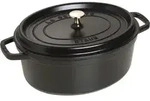 Staub Cocotte, 5,5 l, Schwarz, Eisenguss, 4 cm, 310 mm, 167 mm - Schwarz
