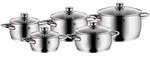 WMF Quality One 0774056380, Rot, Edelstahl, Edelstahl, Edelstahl, Edelstahl, Glas,