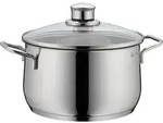 WMF Diadem Plus Kochtopf gro&szlig; 20cm hoch, Fleischtopf Induktion 3,7l, Glasdeckel,