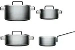 Iittala Tools Topfset - Geb&uuml;rsteter Edelstahl - 4-delig - Silber